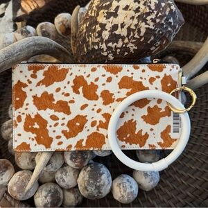 Tell Your Tale Wristlet Wrist Bracelet Keychain Key Ring Bangle Wallet Purse NWT